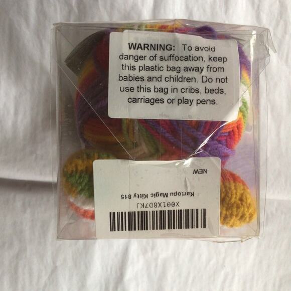 KARTOPU ZAMBAK Knitting Knit Kids Cat Scarf YARN Craft Kit NEW NIB - Picture 6 of 9